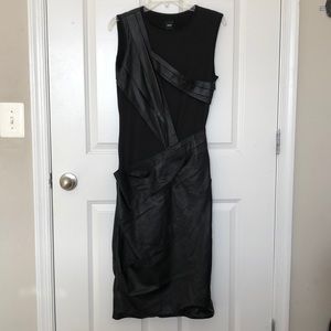 ASOS real leather dress